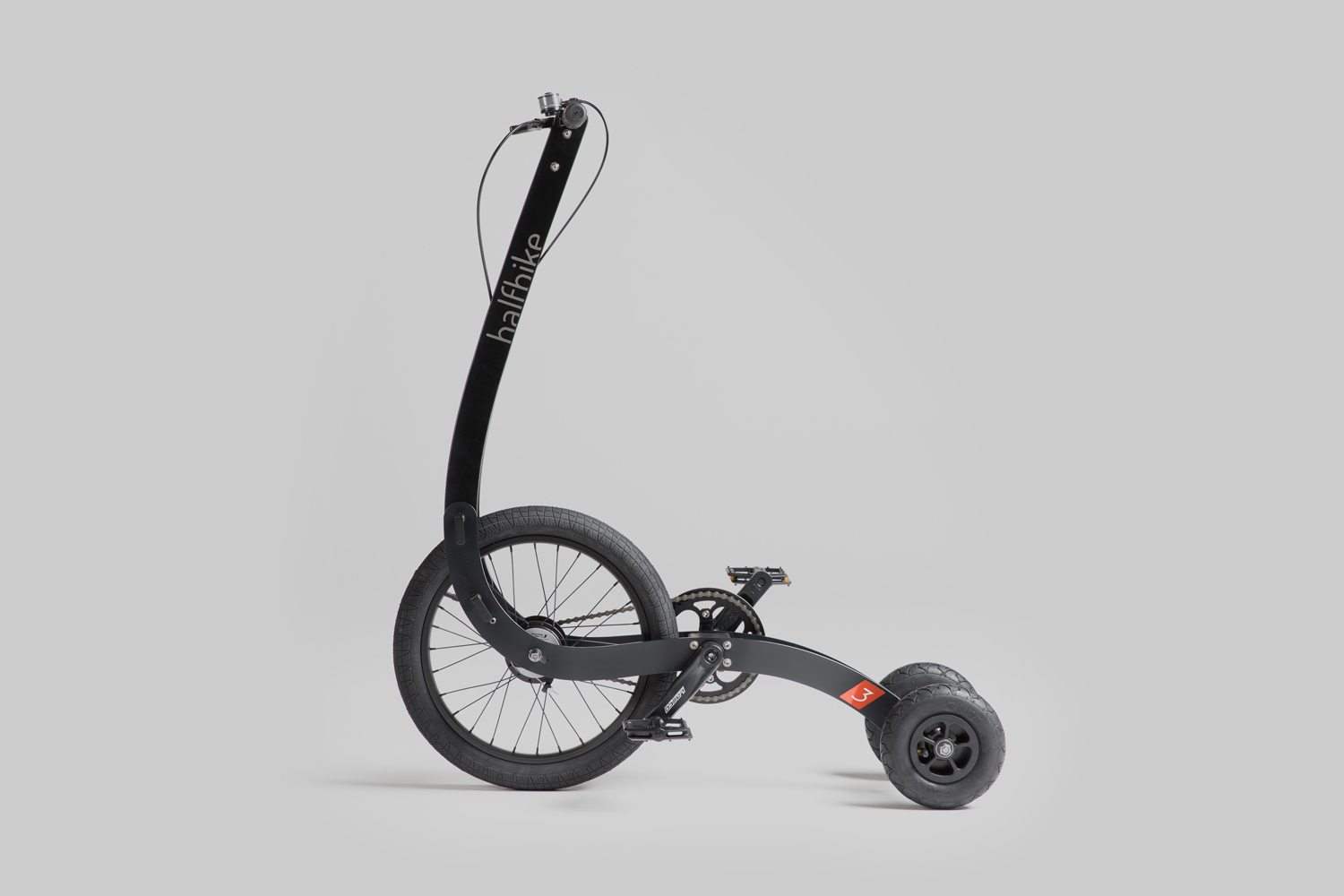 Halfbike The compact and light stand up bike, anywhere with you! Halfbike