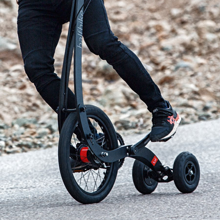 Halfbike | The compact and light stand up bike, anywhere with you