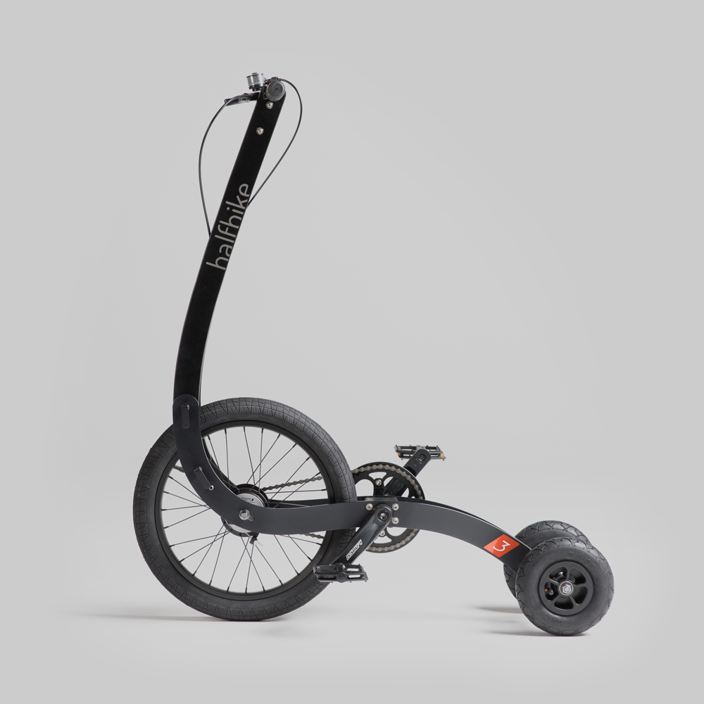 Halfbike 2 ／ハーフバイク2 新感覚自転車「Halfbike II」の乗り方がオモシロい！