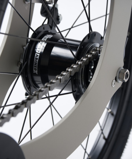 Halfbike 4 gears hub